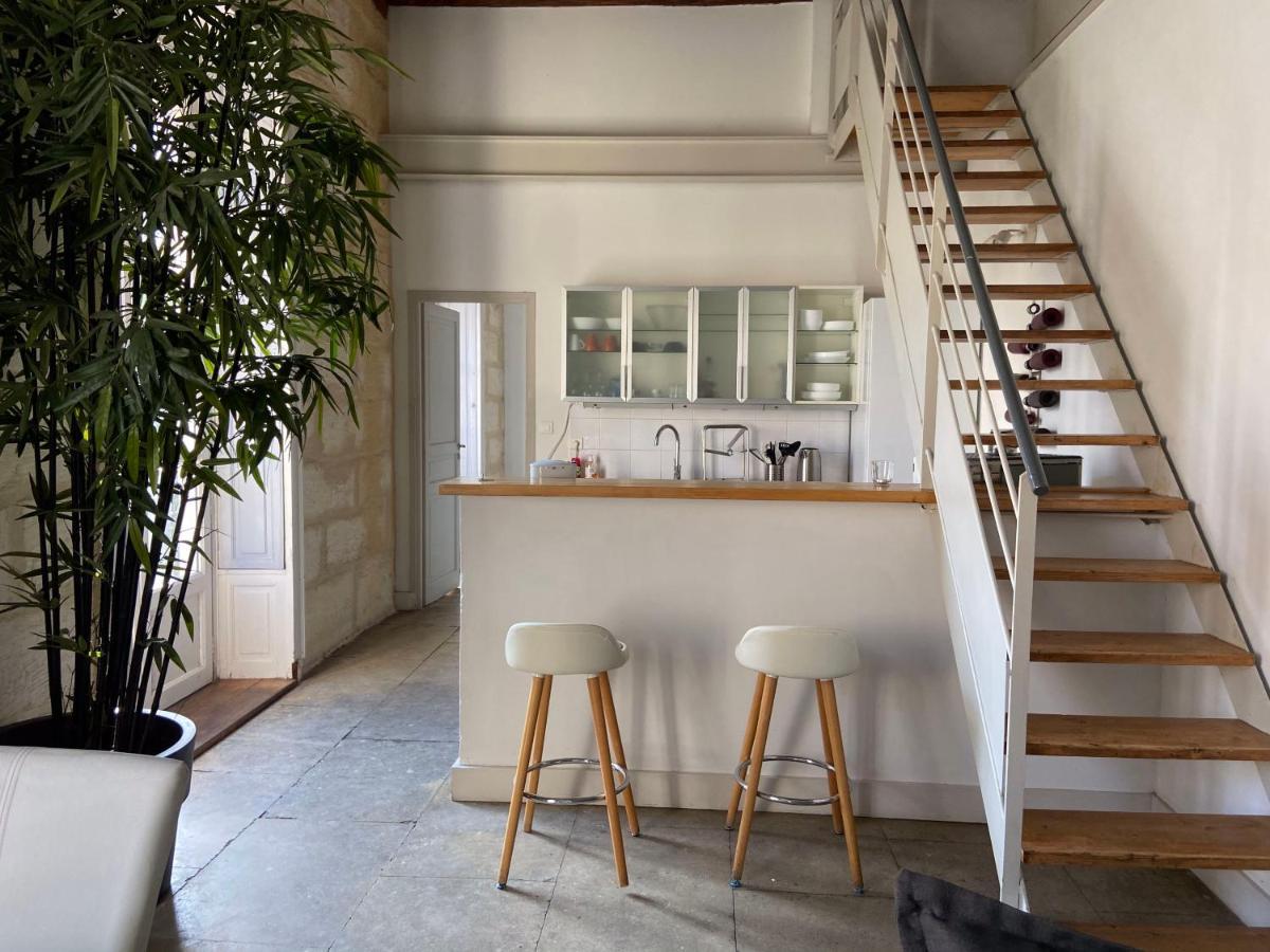 Ferienwohnung Magnifique Duplex Climatise En Centre Ville Montpellier Exterior foto
